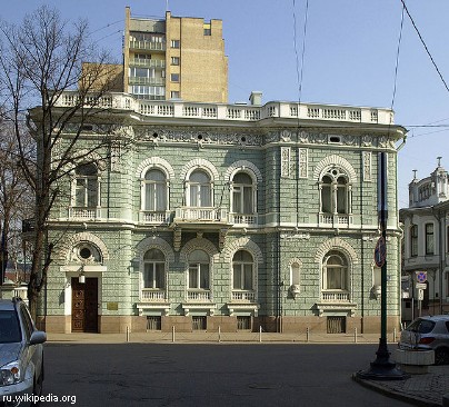 Будівля Генерального консулату Греції в Москві розташовується в колишньому прибутковому будинку архітектора П