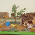 Виставка виробів (фотозвіт)   Виріб з природного матеріалу Ось моє село, виконав Артикулів Ілля, вік 6 років, Педагог Шатохіна В