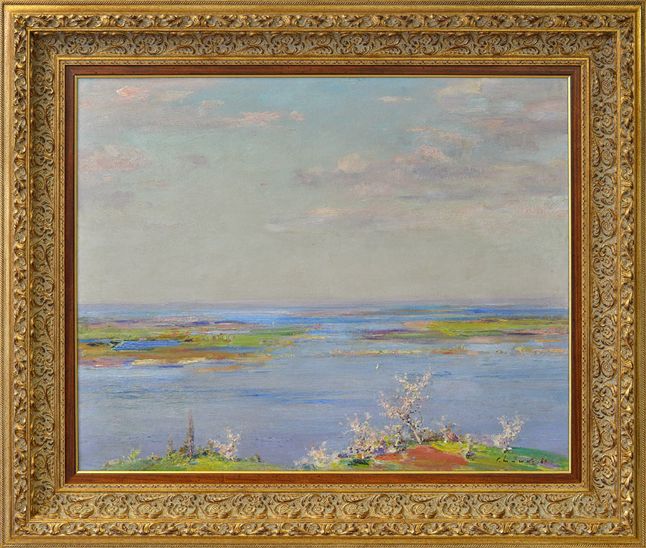 Найдорожчим проданим в ході аукціону лотом стала картина класика українського пейзажу Сергія Шишка Розлив Дніпра (1964 р), яка пішла за стартовою ціною в $ 27,5 тис