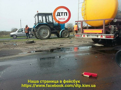 У Черкаській області водій бензовоза врізався в бригаду робітників, які ремонтували дорогу