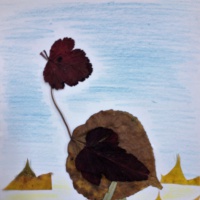 Фотозвіт «Аплікації з листя»   Літо - прекрасна пора для творчих занять з дітьми на природі